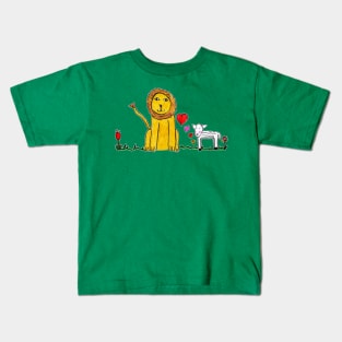 Tane's Lion and Lamb Kids T-Shirt